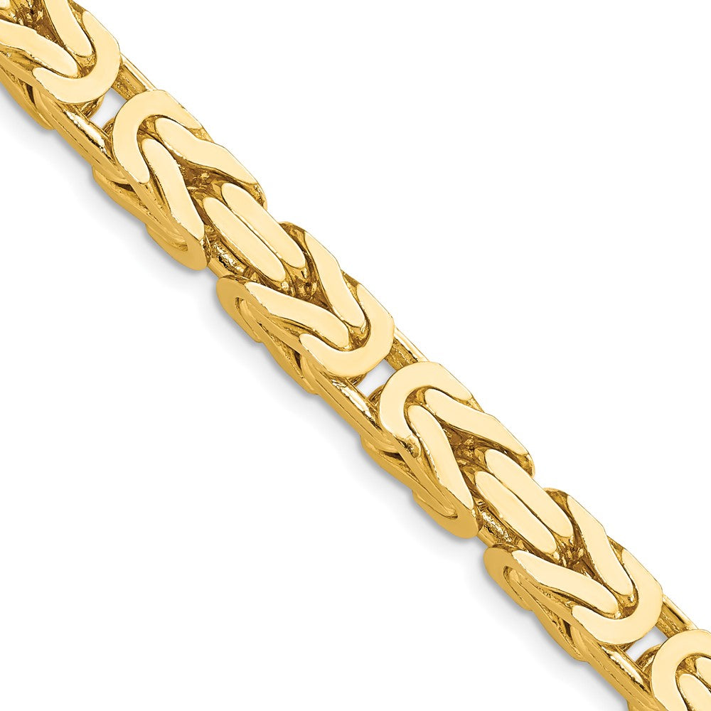 Solid;Polished;14k Yellow gold;Lobster