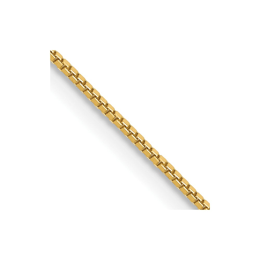 Solid;Polished;14k Yellow gold;Lobster;Hardwood