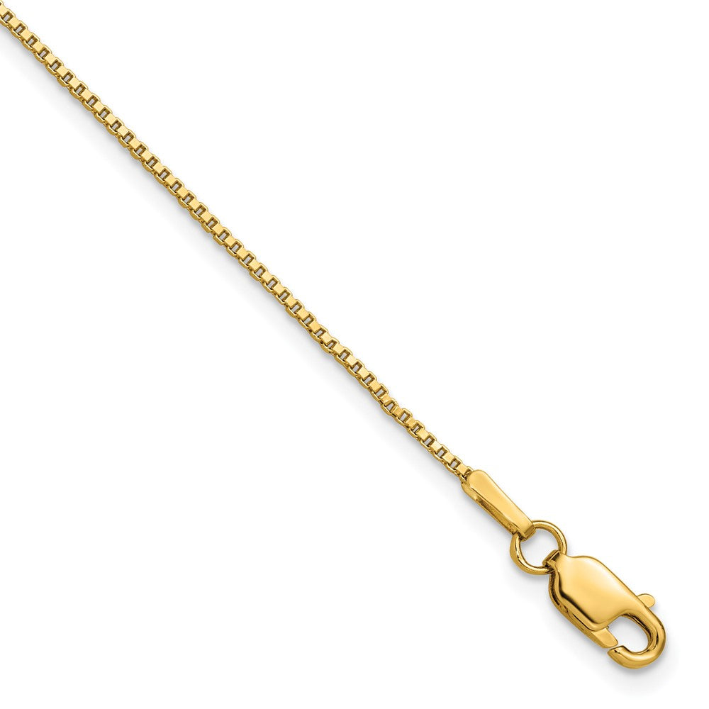 Polished;14k Yellow gold;Lobster