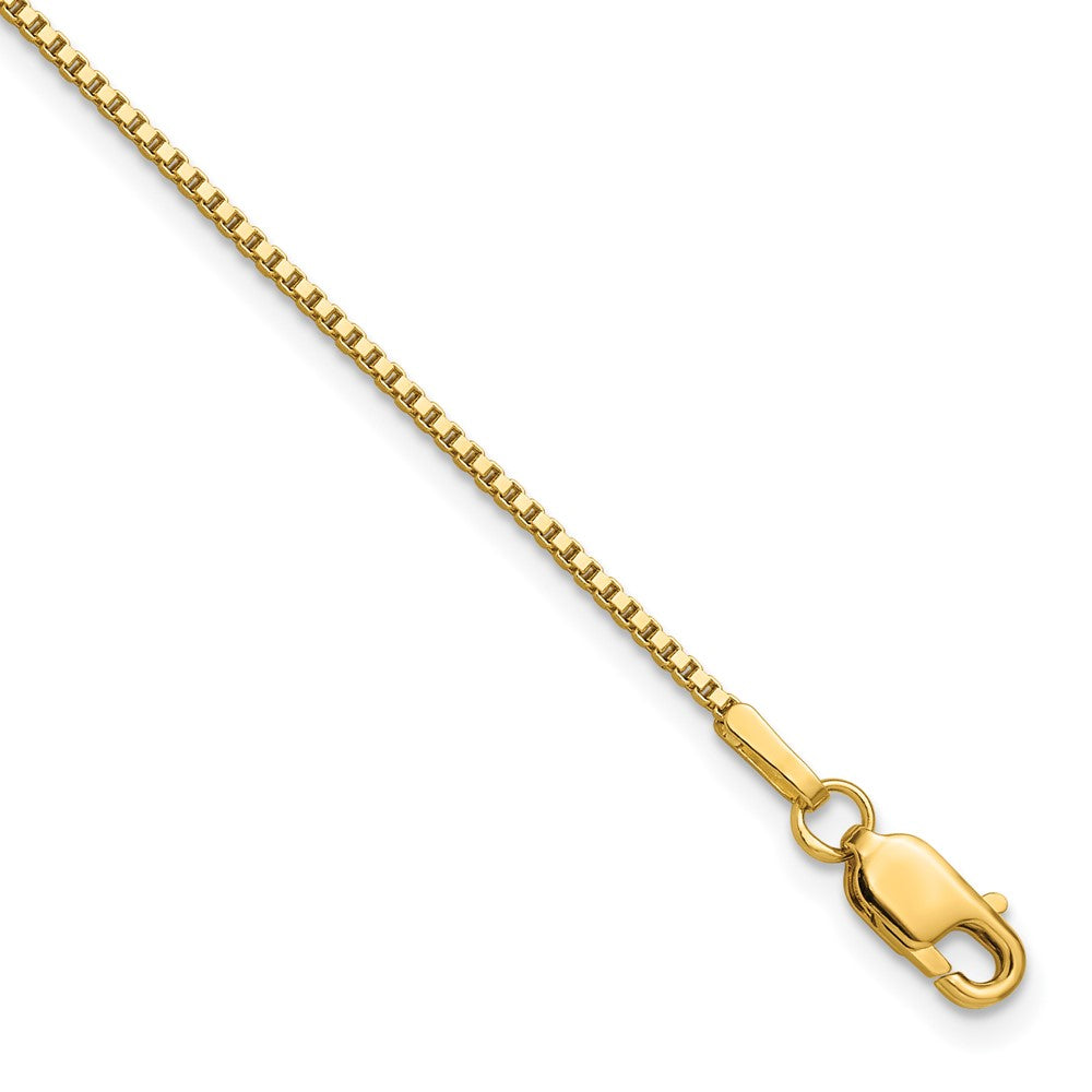 Polished;14k Yellow gold;Lobster