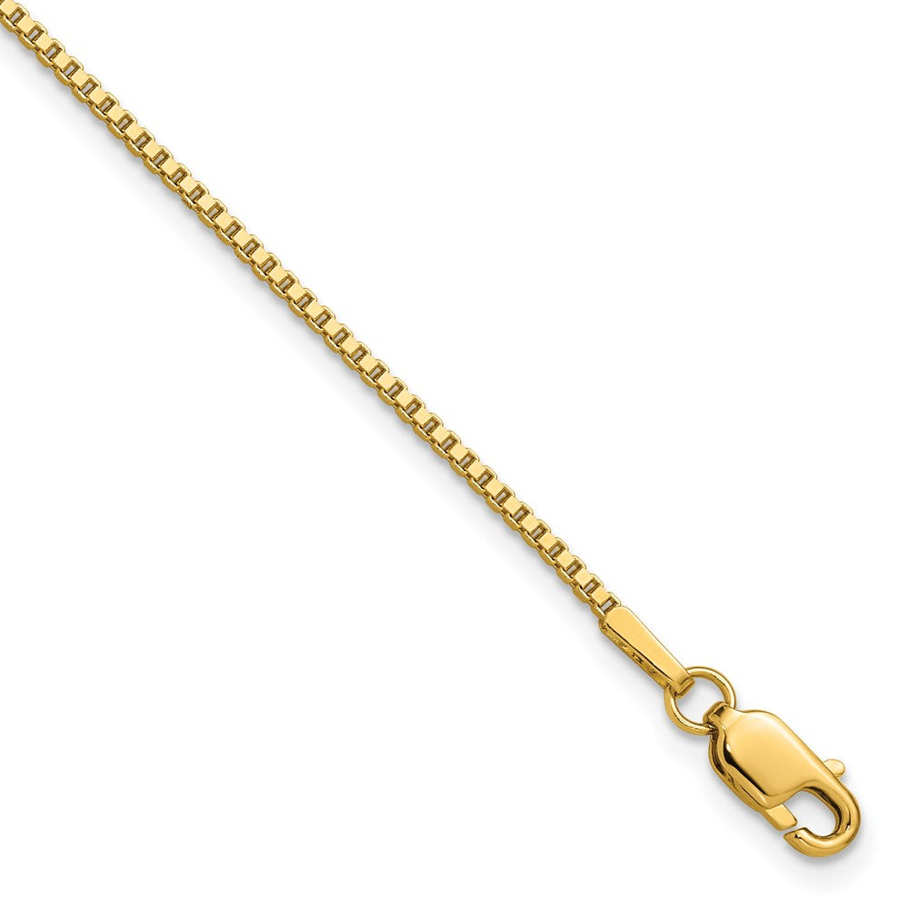 Polished;14k Yellow gold;Lobster