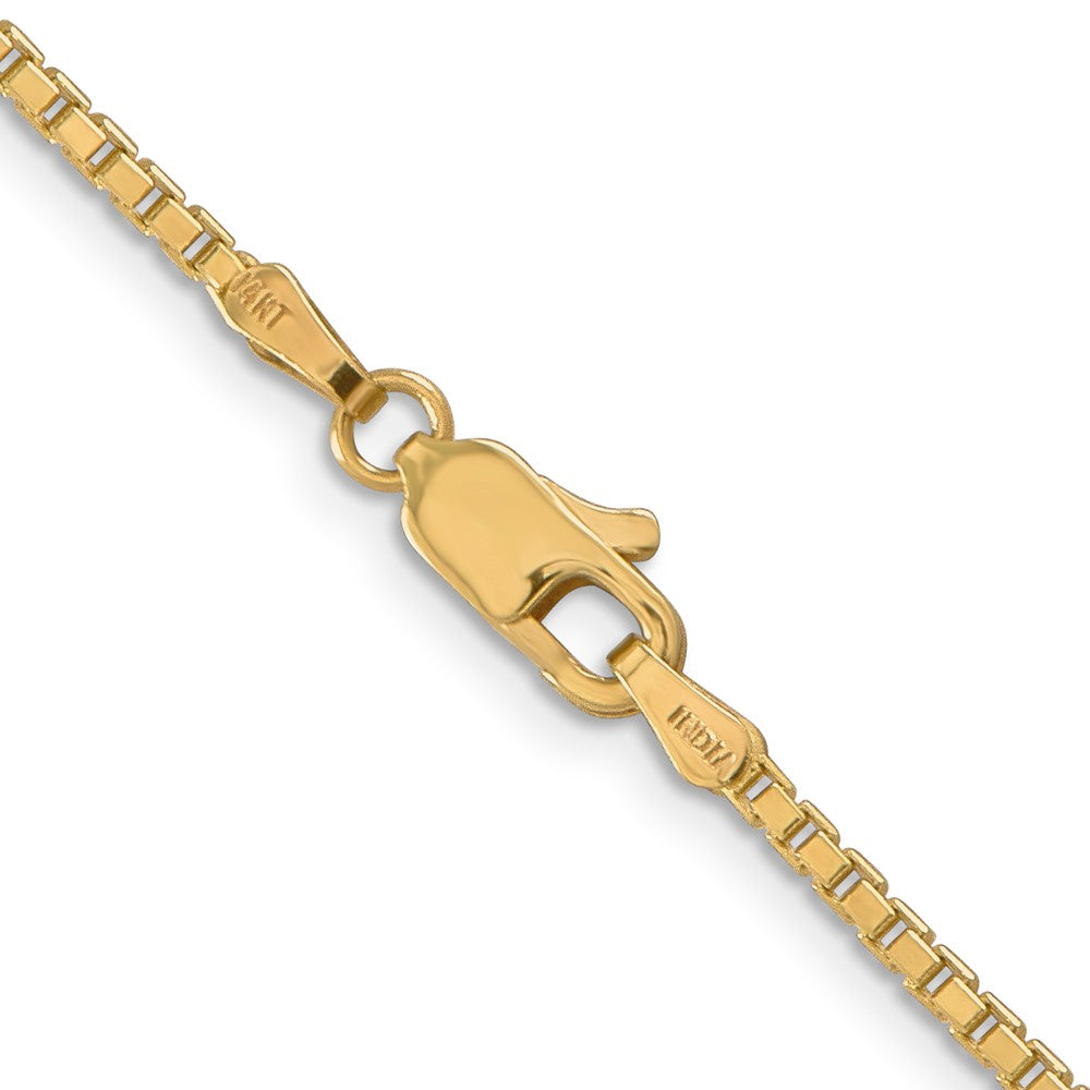 14K 26 inch 1.9mm Box with Lobster Clasp Chain