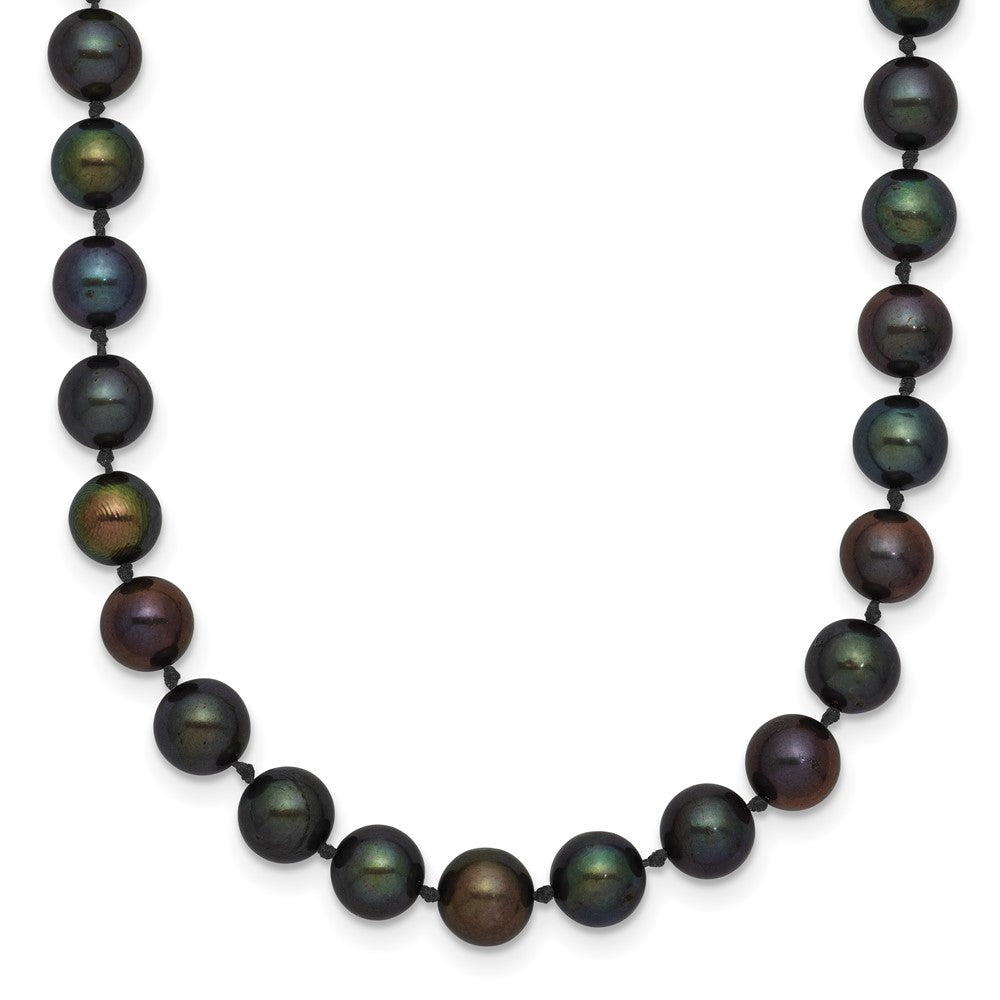 14k Yellow gold;Dyed;Freshwater cultured pearl;Pearl clasp