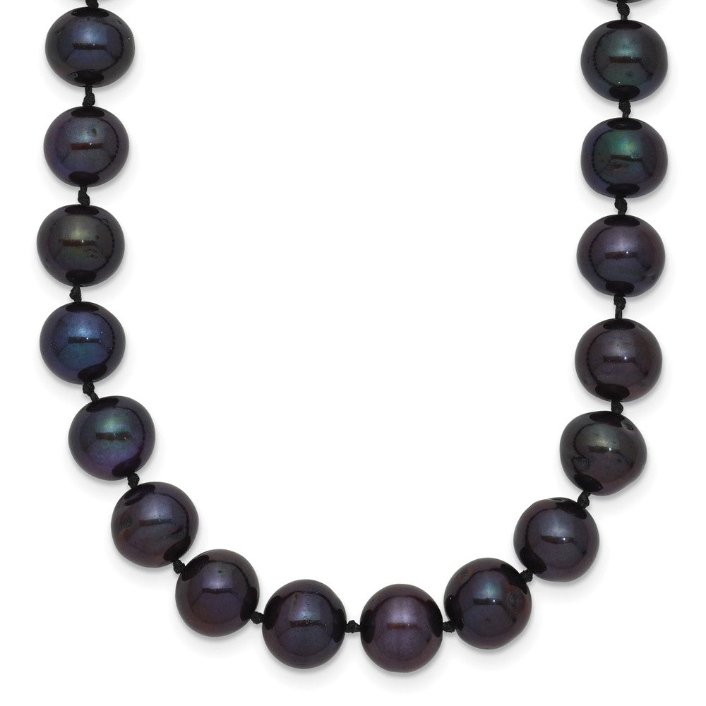 14k Yellow gold;Dyed;Freshwater cultured pearl;Pearl clasp