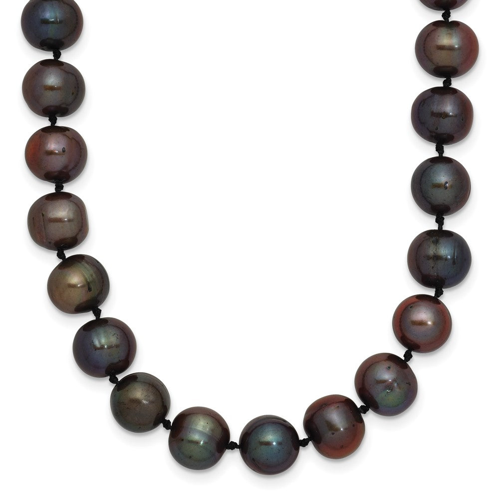 14k Yellow gold;Dyed;Freshwater cultured pearl;Pearl clasp