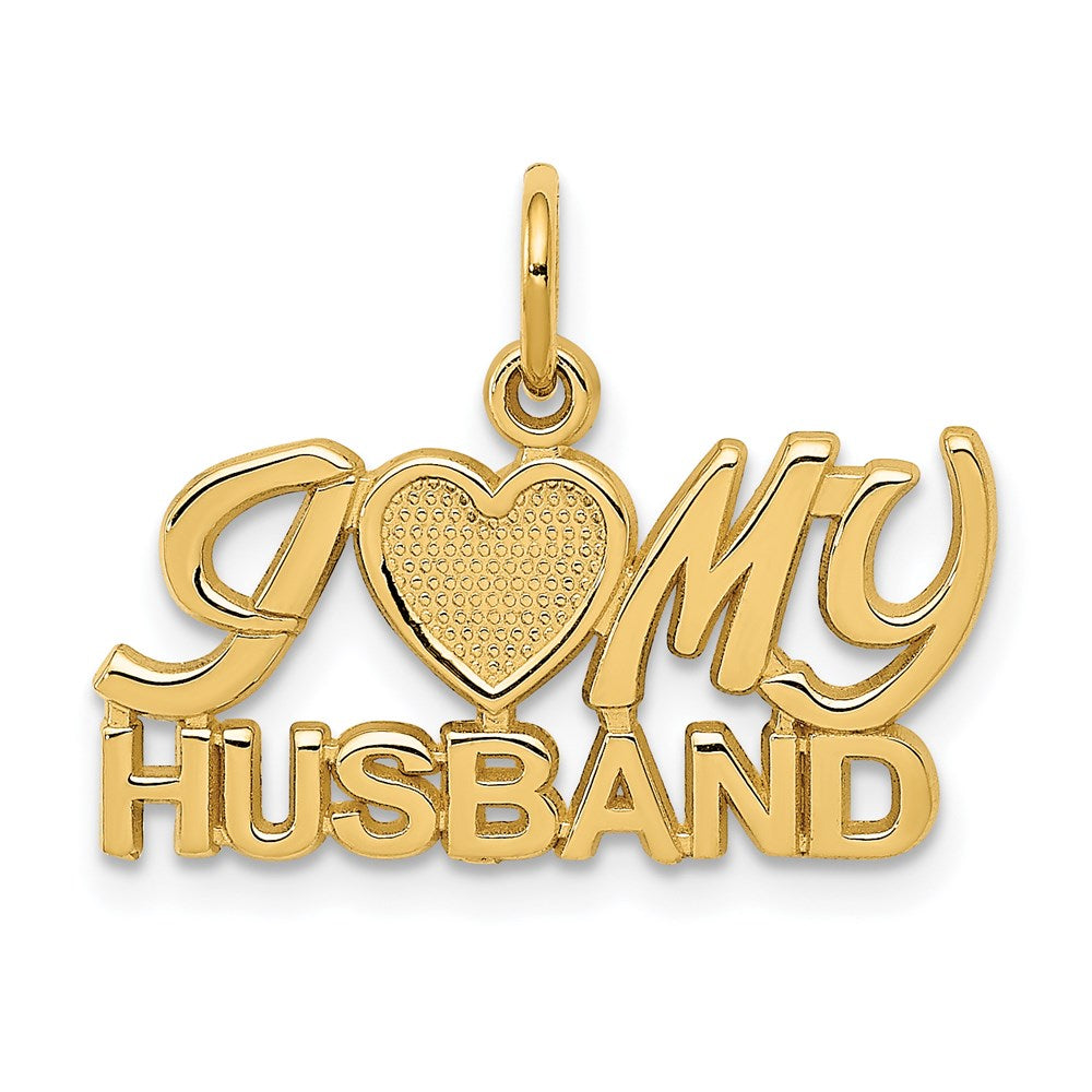 Casted;Polished;14k Yellow gold;Textured back