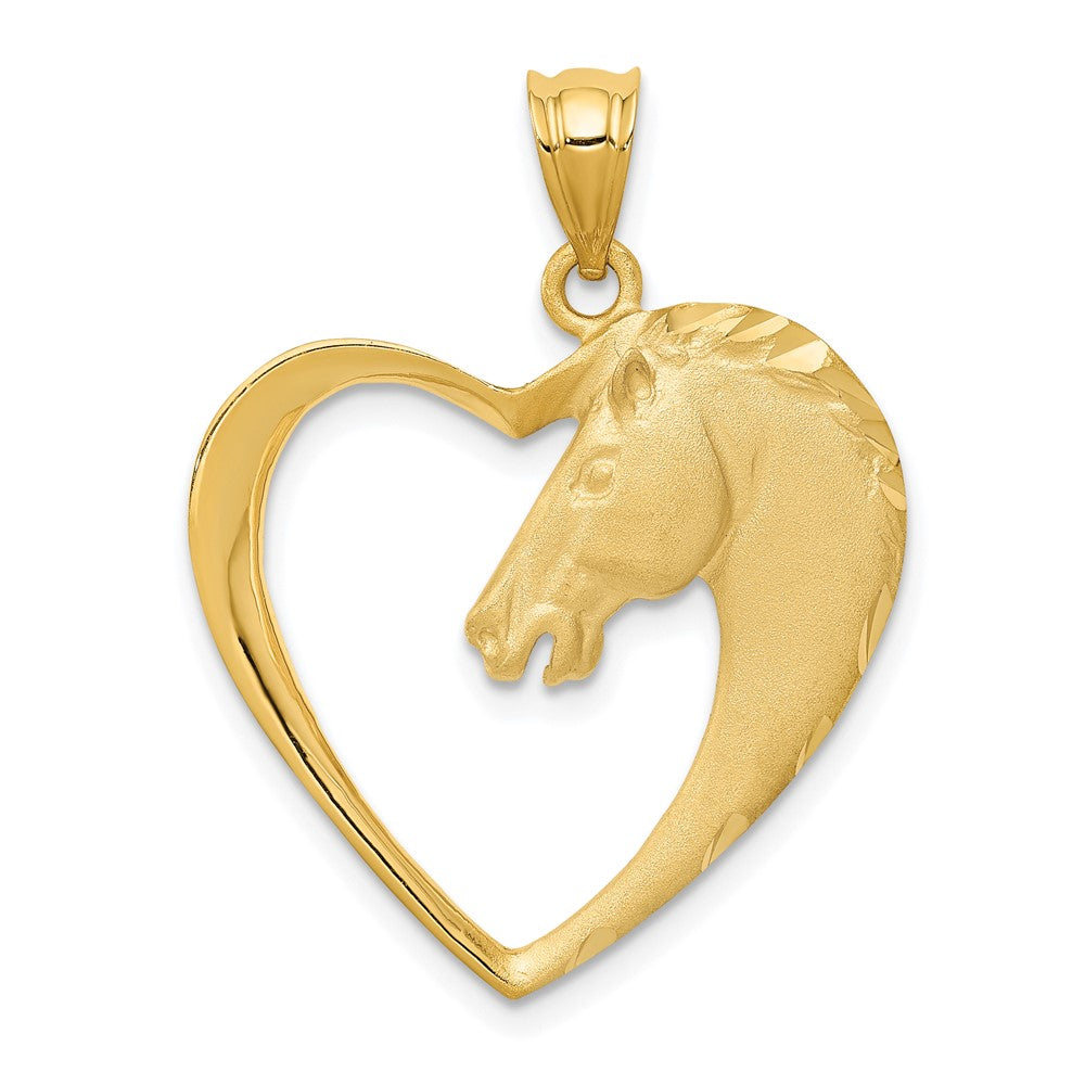 Solid;Casted;Diamond-cut;Polished;Satin;14k Yellow gold;Open back;Textured back