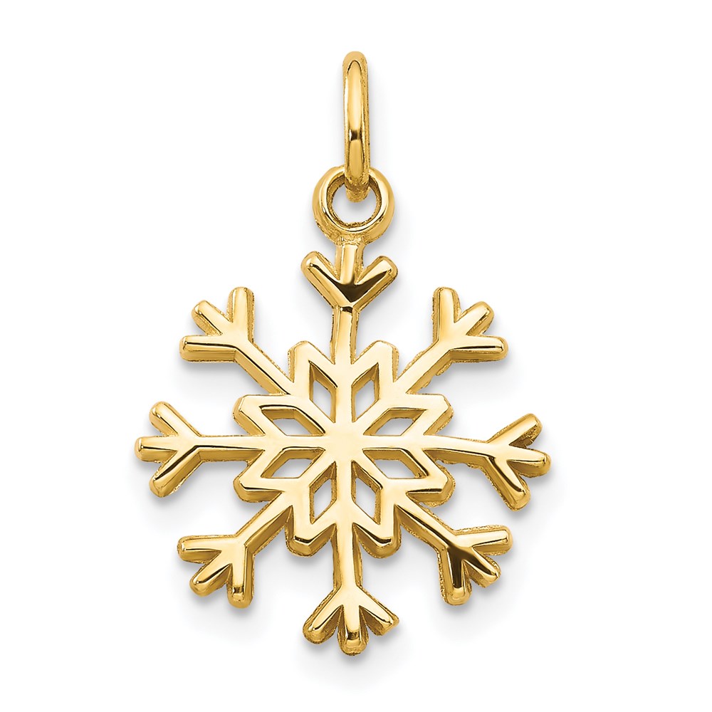 Casted;Polished;14k Yellow gold;Textured back