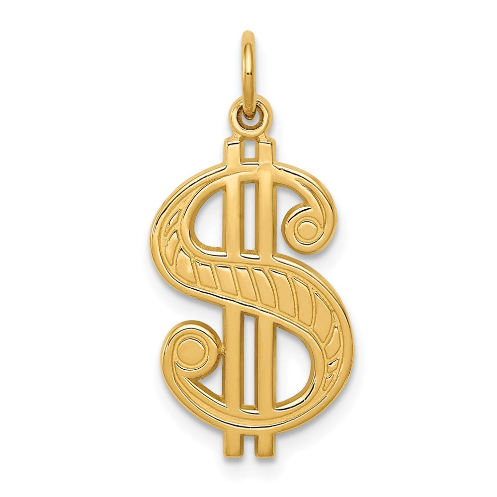 Casted;Diamond-cut;Polished;Satin;14k Yellow gold