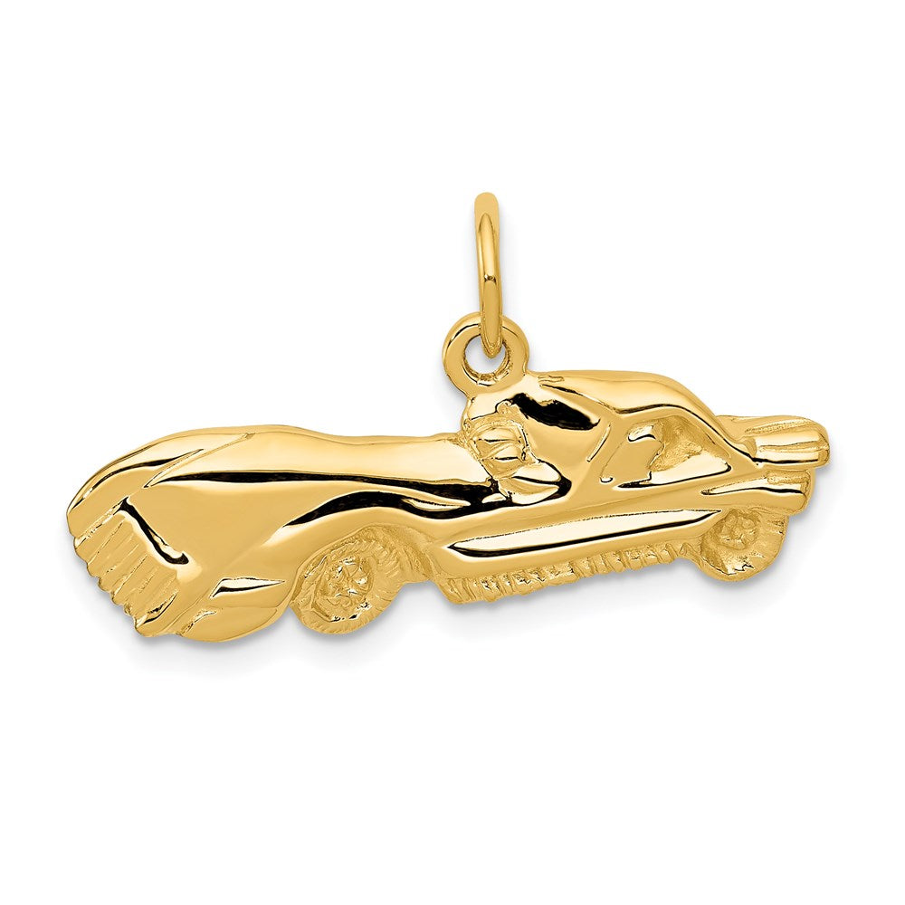 Solid;Casted;Diamond-cut;Satin;14k Yellow gold