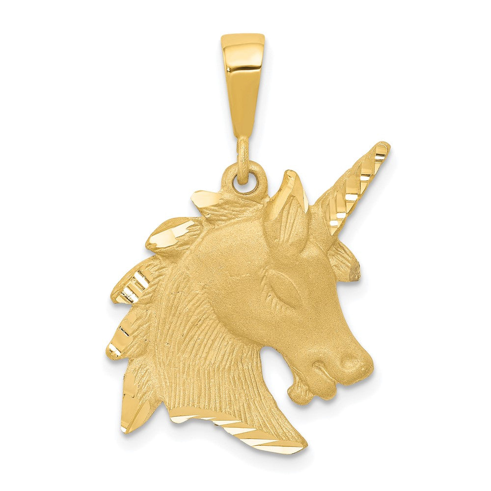 Solid;Casted;Diamond-cut;Satin;14k Yellow gold;Open back;Textured;Textured back