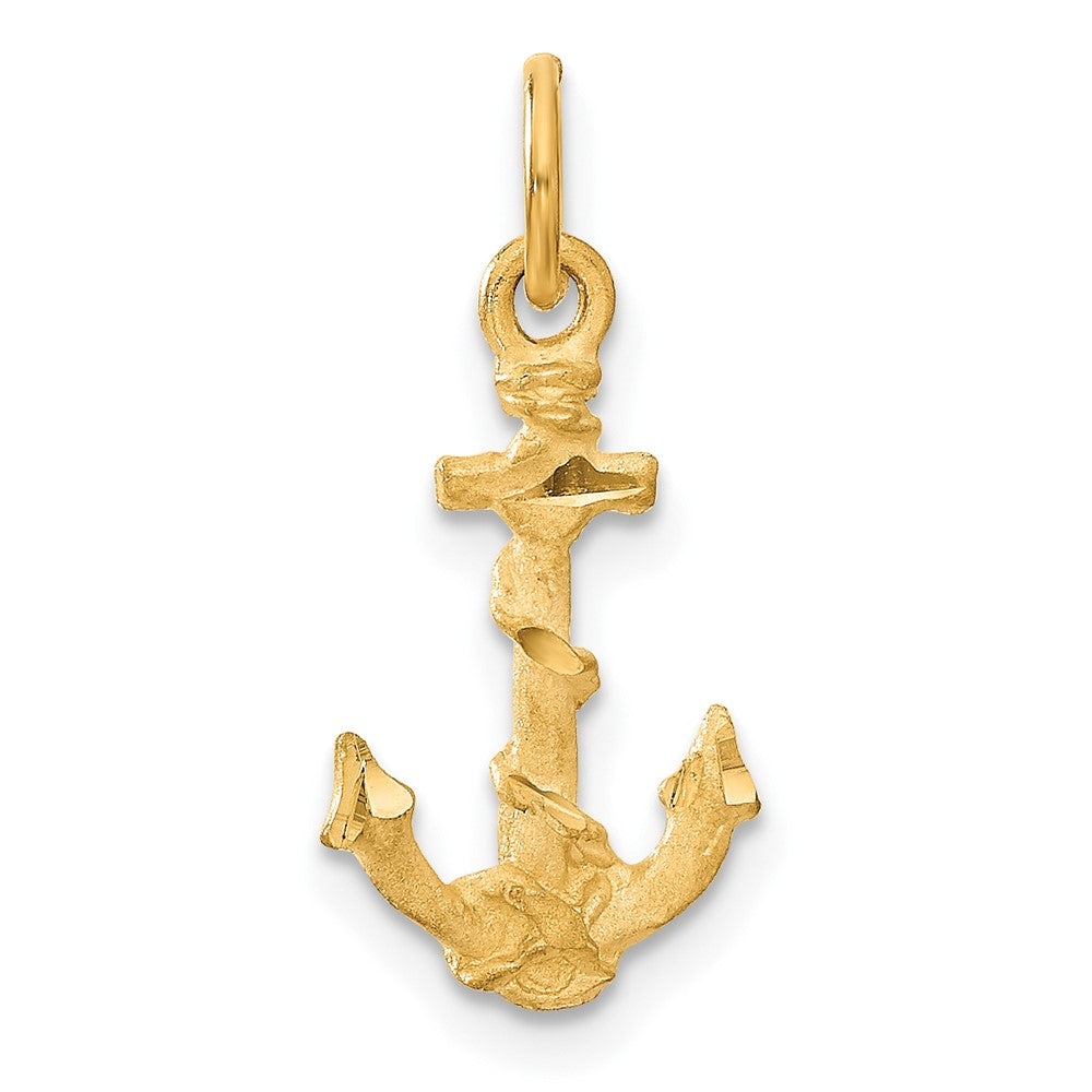 Casted;Diamond-cut;14k Yellow gold