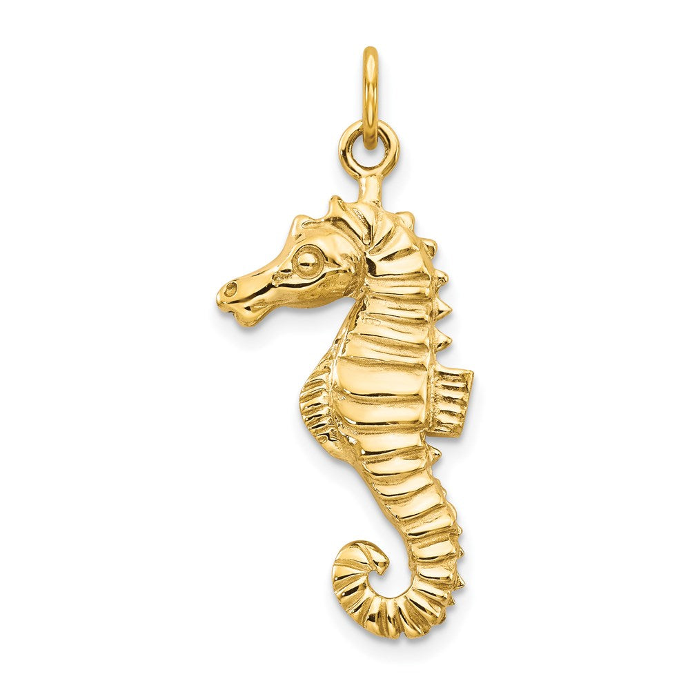 Solid;Casted;Polished;14k Yellow gold;Open back