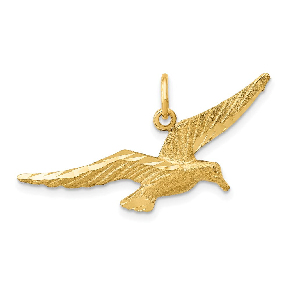 Casted;Diamond-cut;Polished;14k Yellow gold