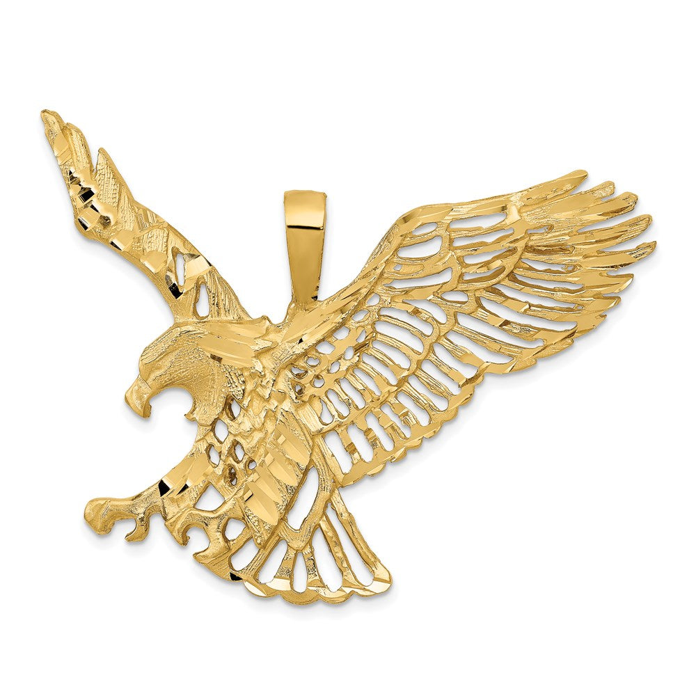 Casted;Diamond-cut;14k Yellow gold
