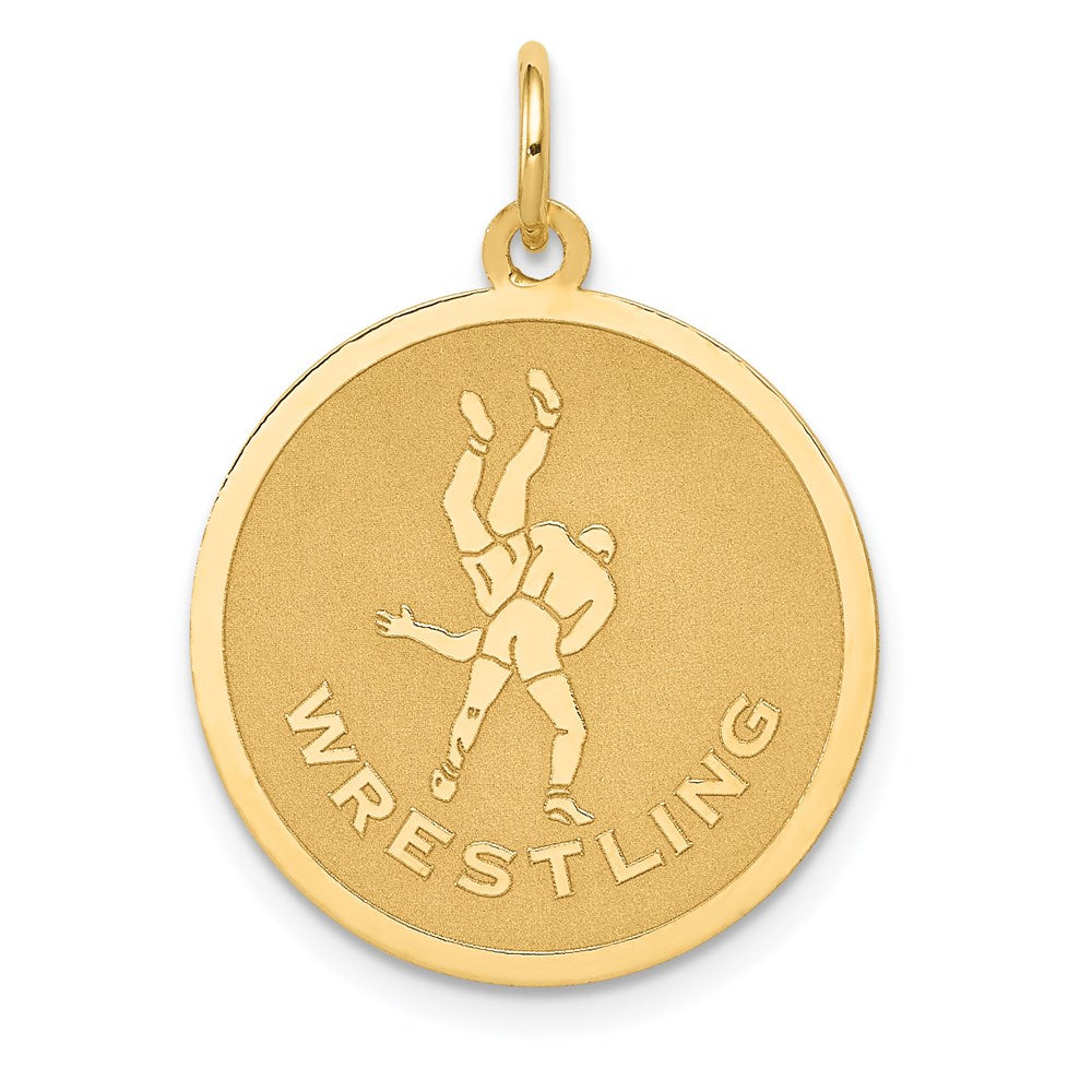 Polished;Satin;14k Yellow gold;Stamped;Engravable