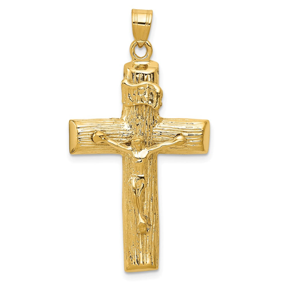 Solid;Casted;Polished;14k Yellow gold;Open back