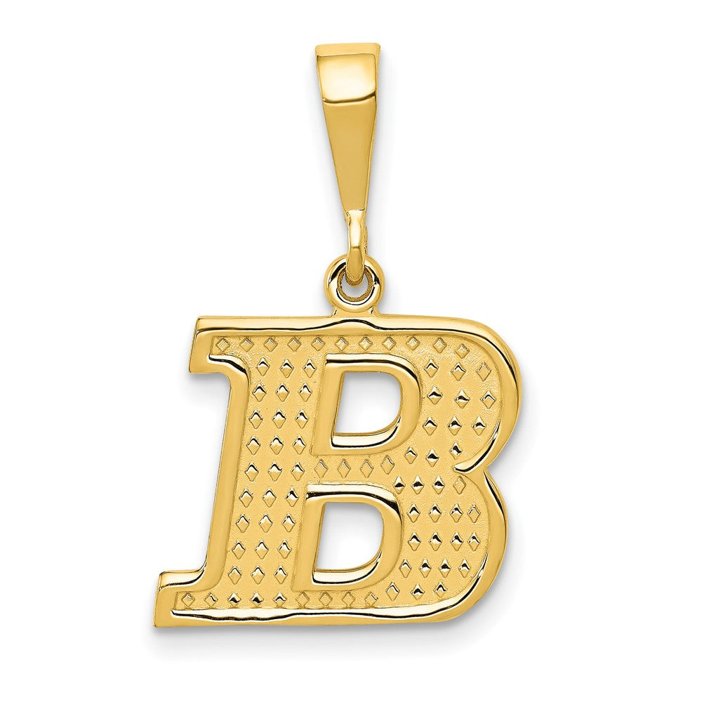 Solid;Casted;Polished;14k Yellow gold;Textured;Textured back