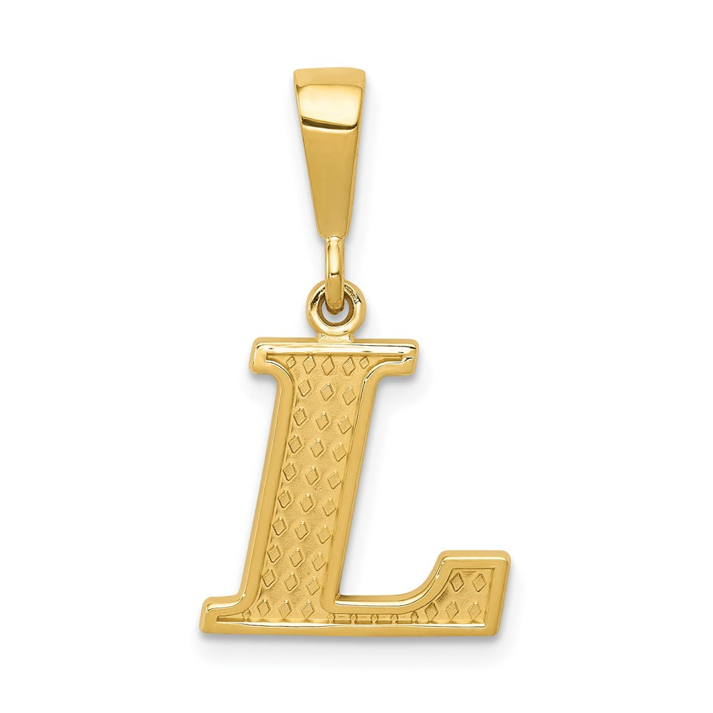 Solid;Casted;Polished;14k Yellow gold;Textured;Textured back