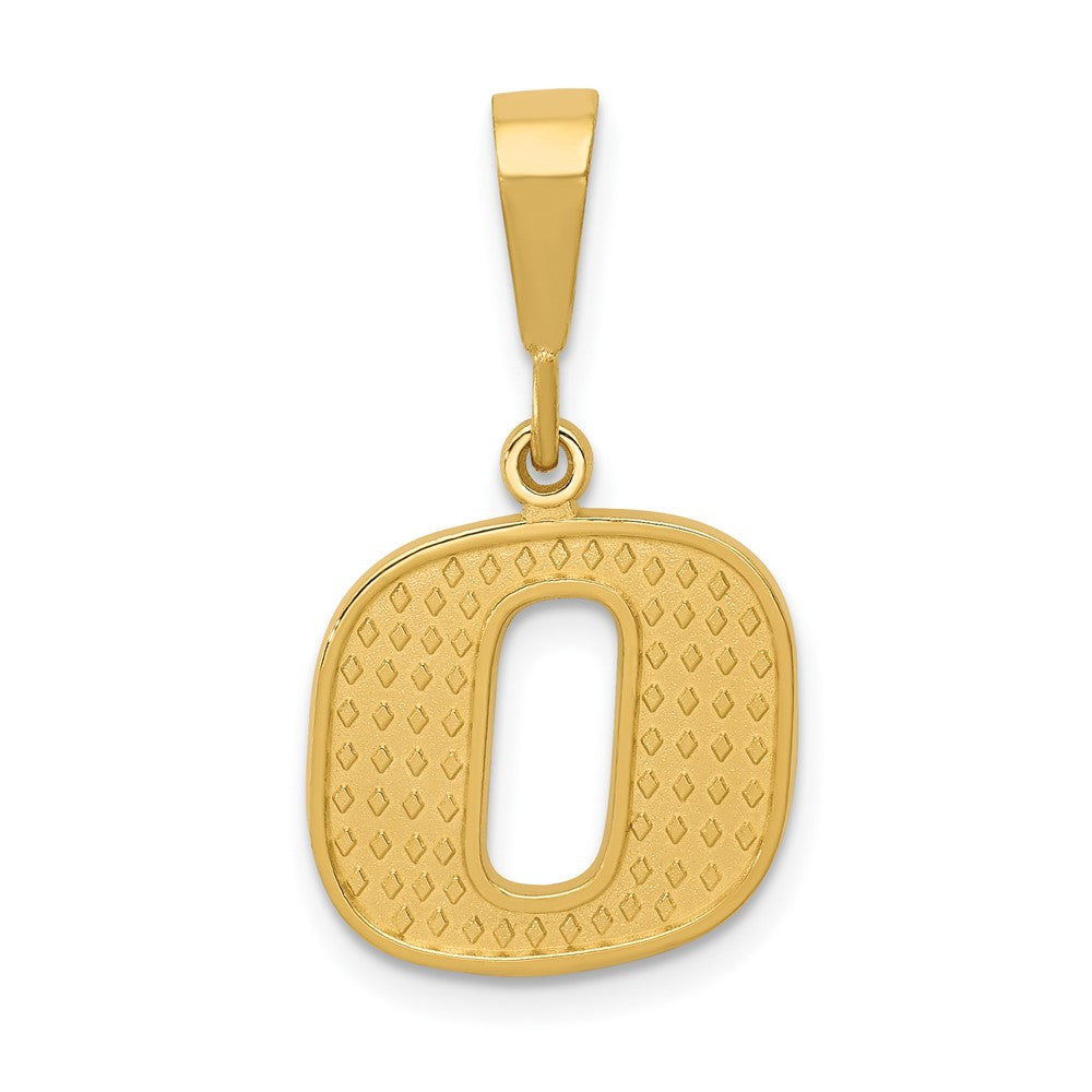 Solid;Casted;Polished;14k Yellow gold;Textured;Textured back