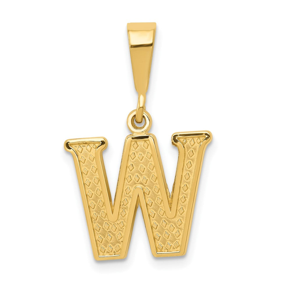 Solid;Casted;Polished;14k Yellow gold;Textured;Textured back