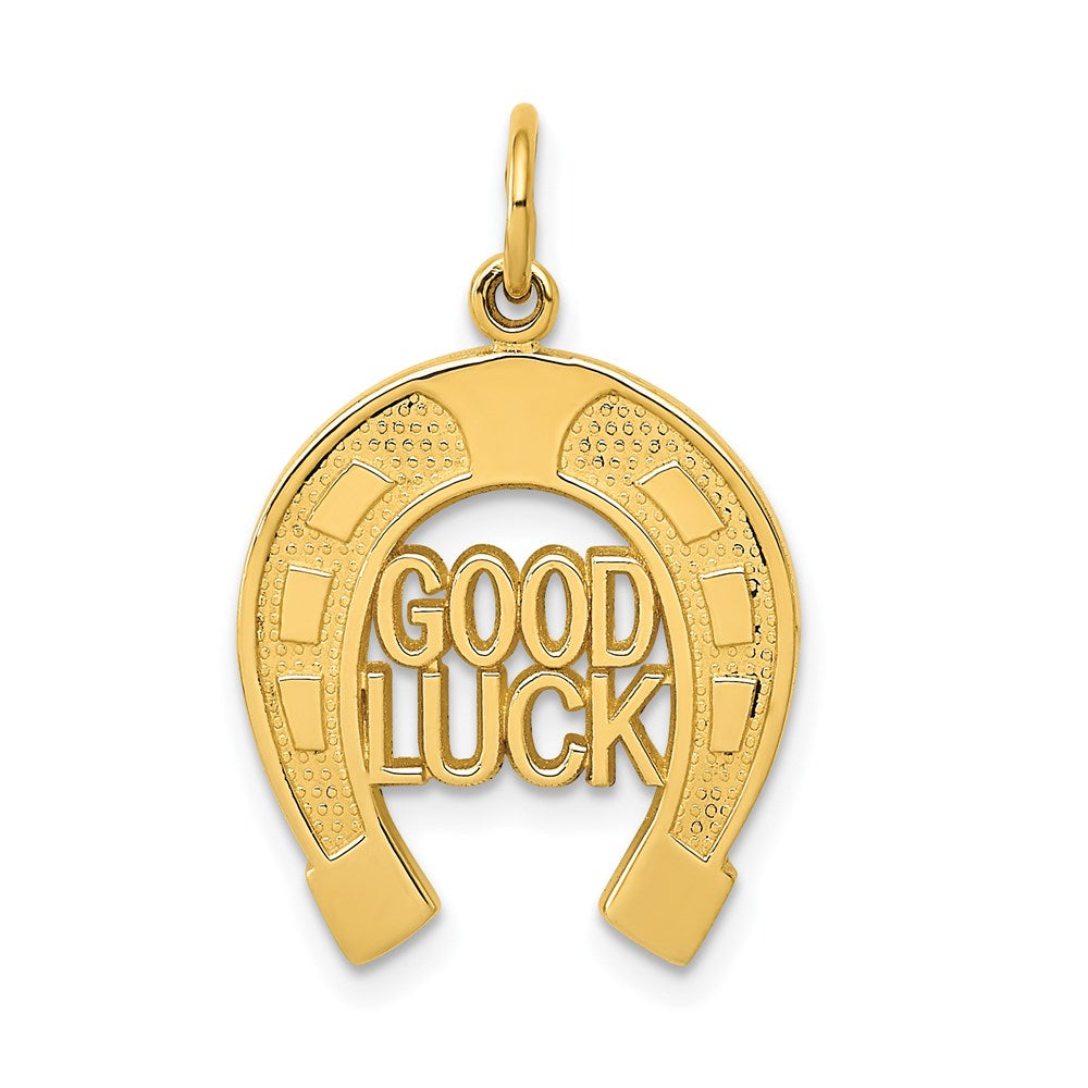 Polished;14k Yellow gold;Stamped;Flat back