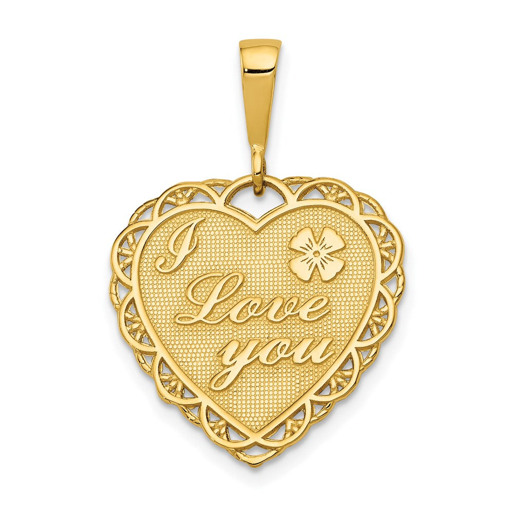 Solid;Polished;14k Yellow gold;Reversible;Textured