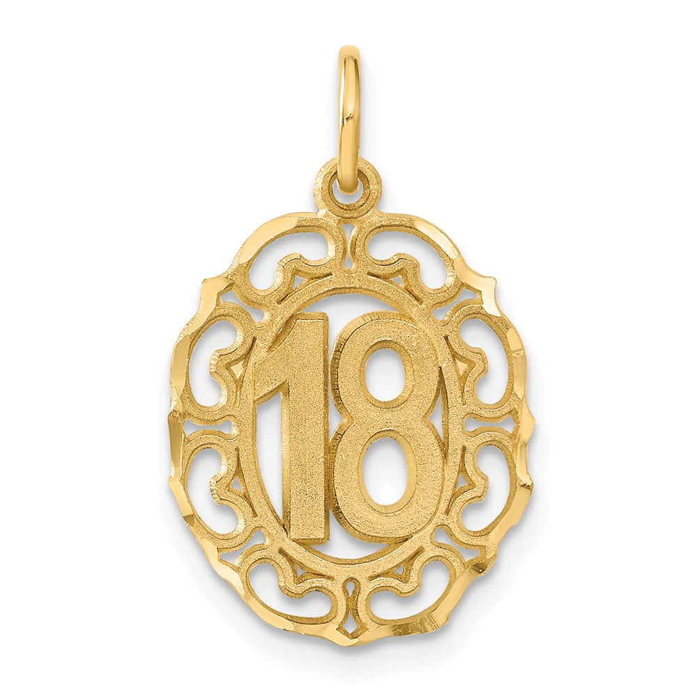 Casted;Satin;14k Yellow gold