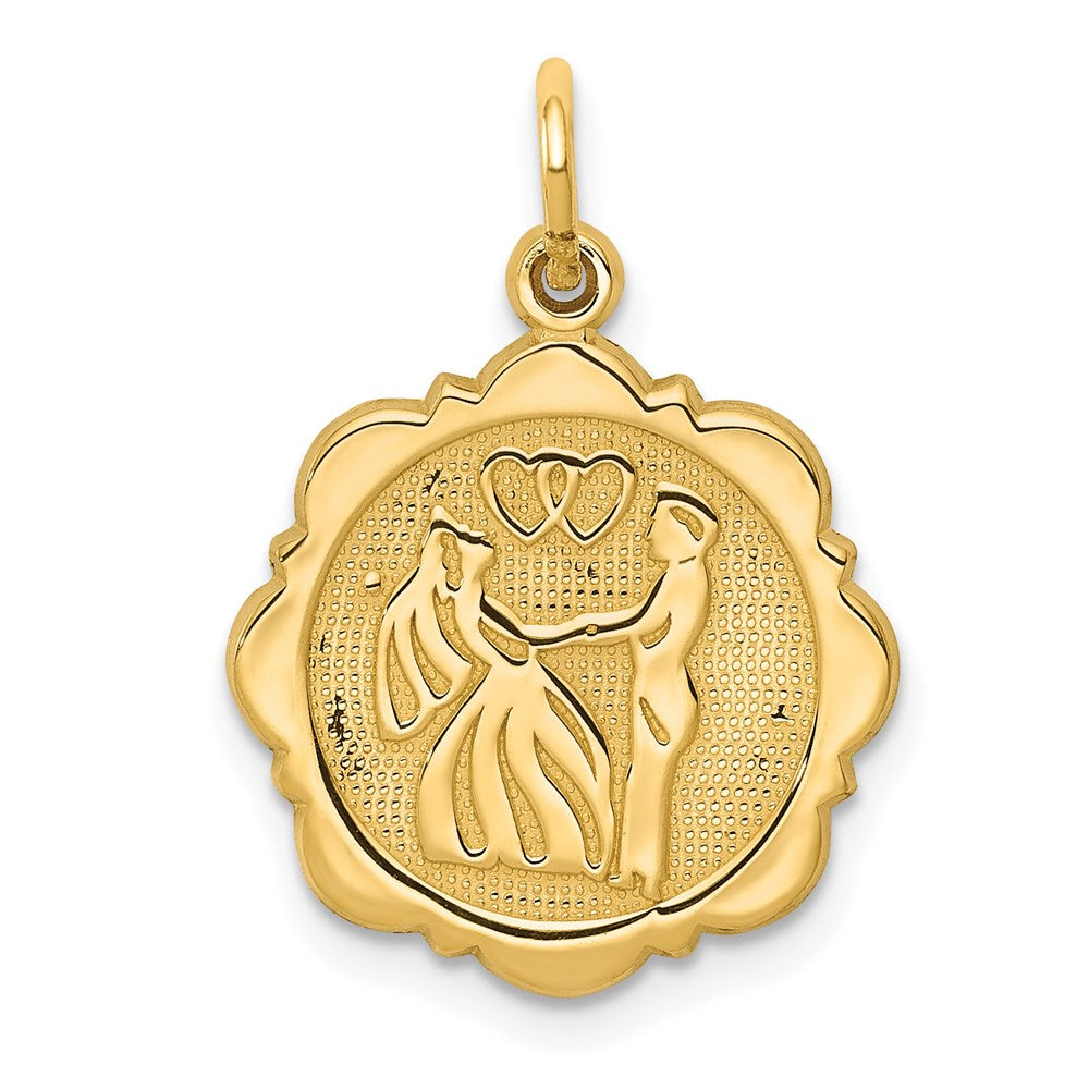 Solid;Casted;Polished;14k Yellow gold;Faceted