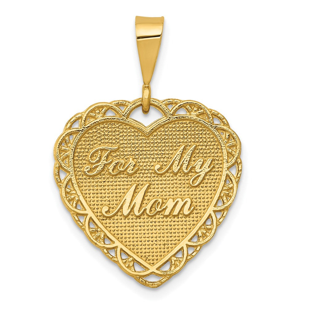 Solid;Casted;Polished;Satin;14k Yellow gold;Reversible;Textured