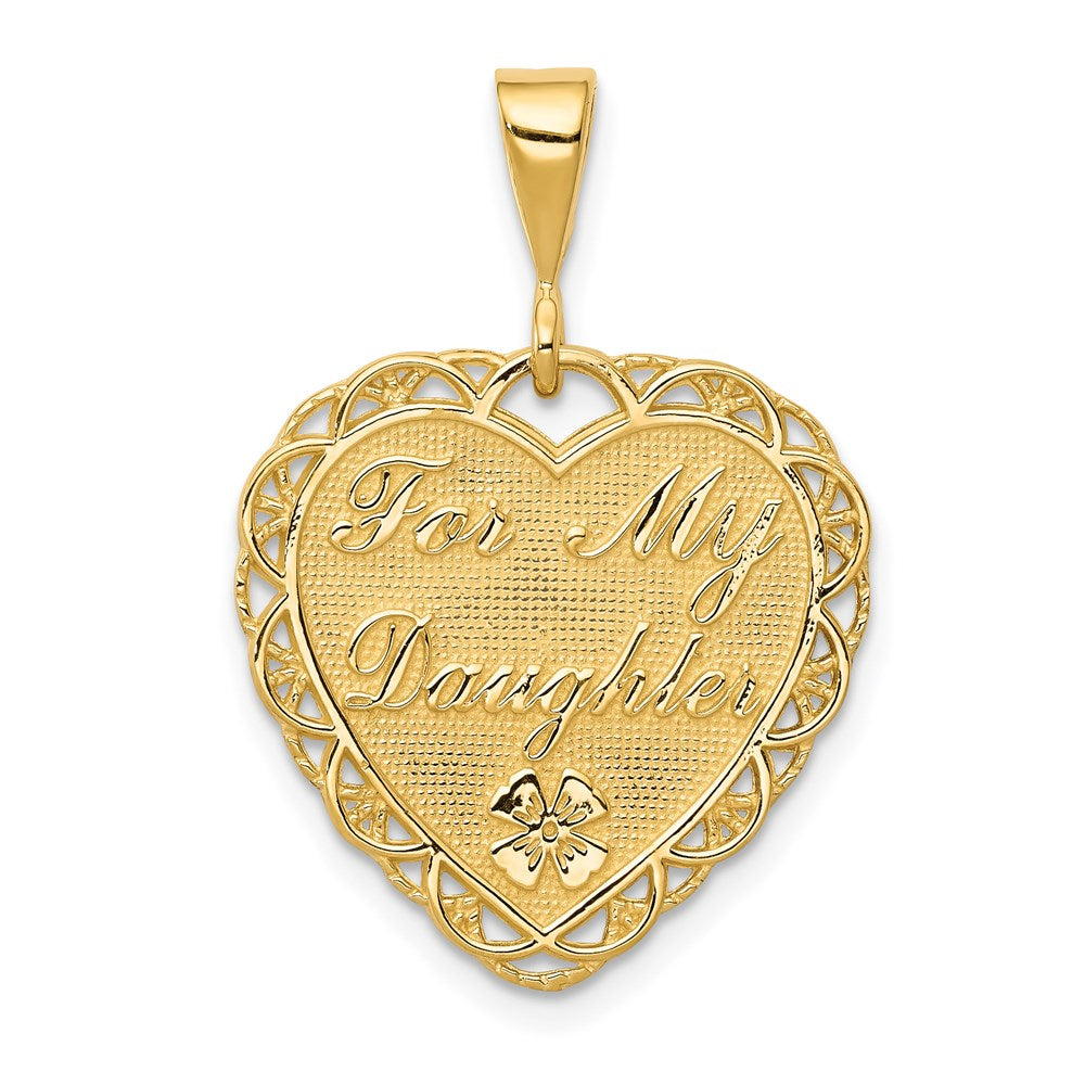 Solid;Casted;Polished;Satin;14k Yellow gold;Reversible