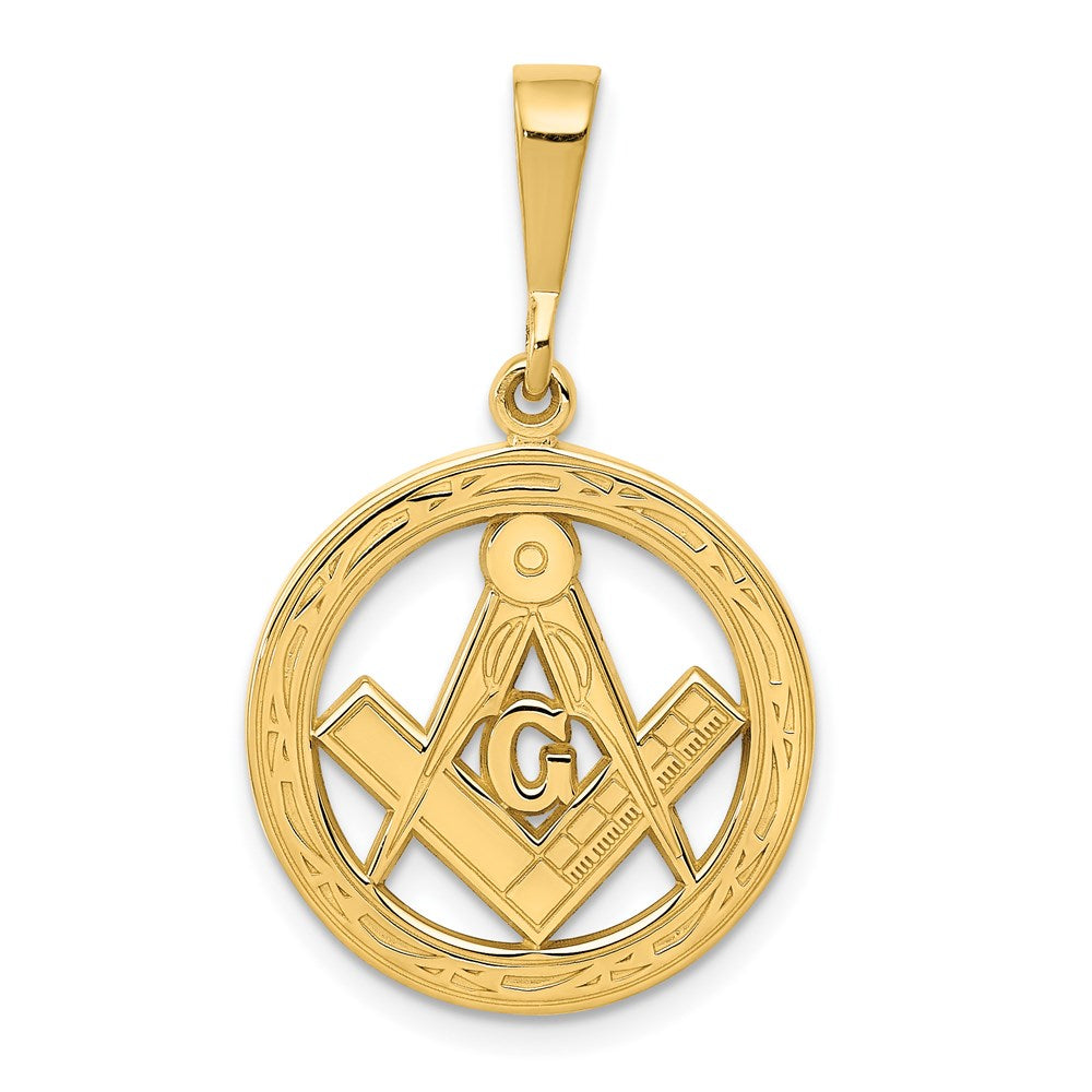 Solid;Casted;Polished;14k Yellow gold;Textured back