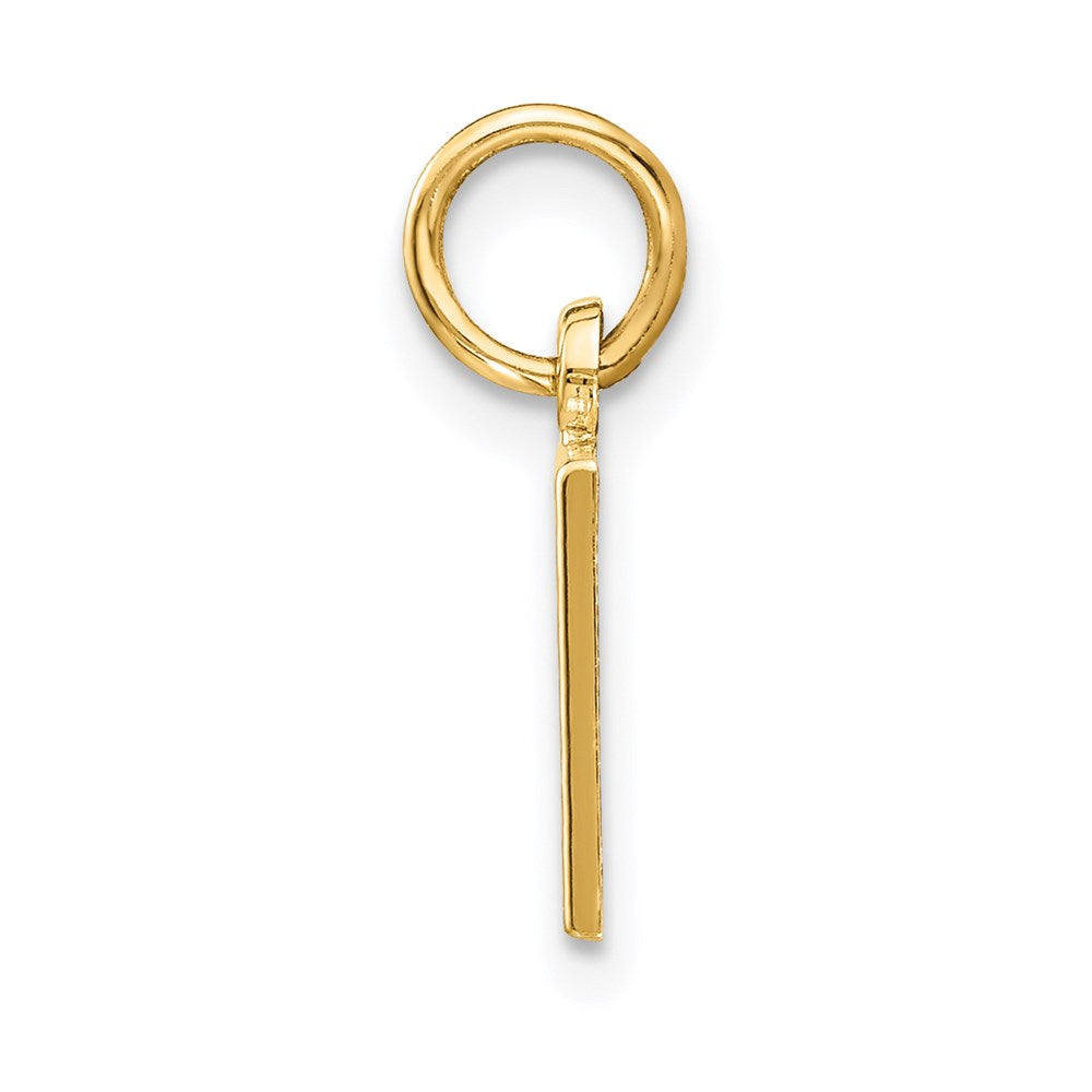 14k GOD BLESS AMERICA Flag Charm