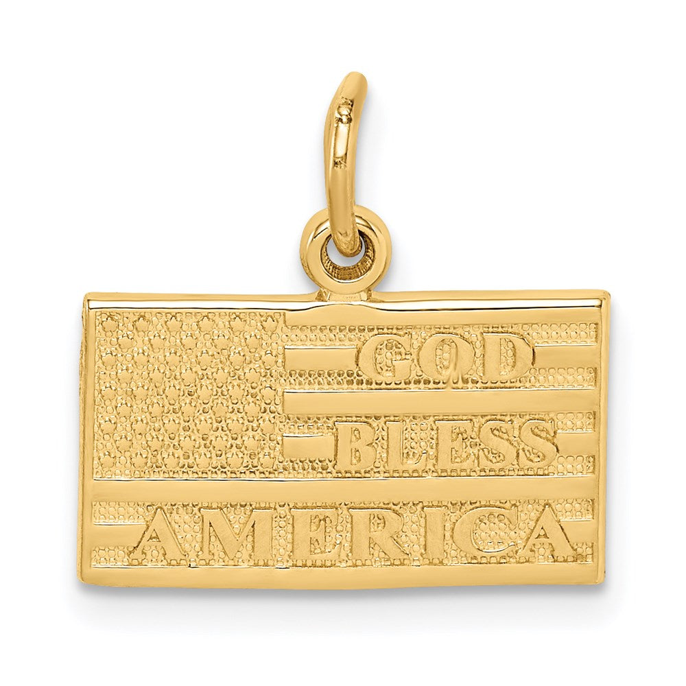 Solid;Casted;Polished;14k Yellow gold;Not engraveable;Textured back