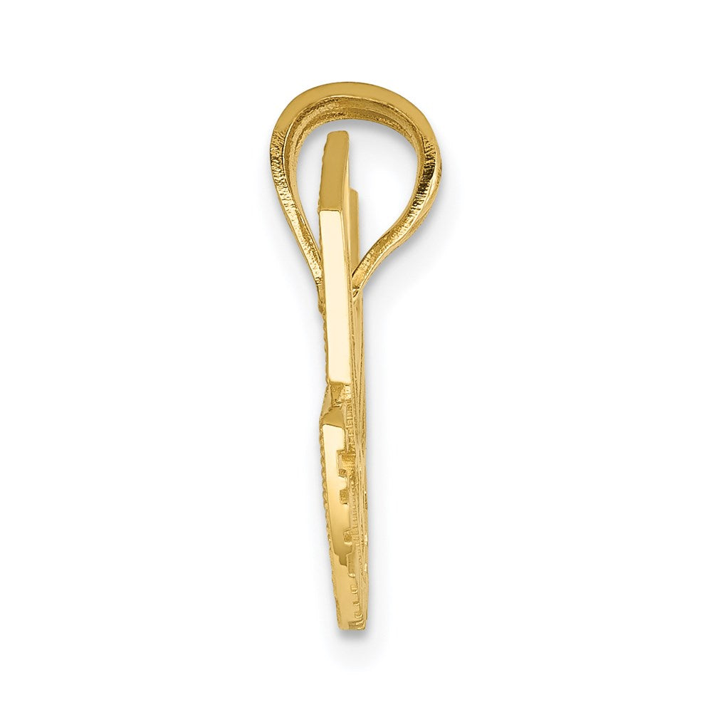 14k Yellow Gold U.S. Air Force Winged Pendant