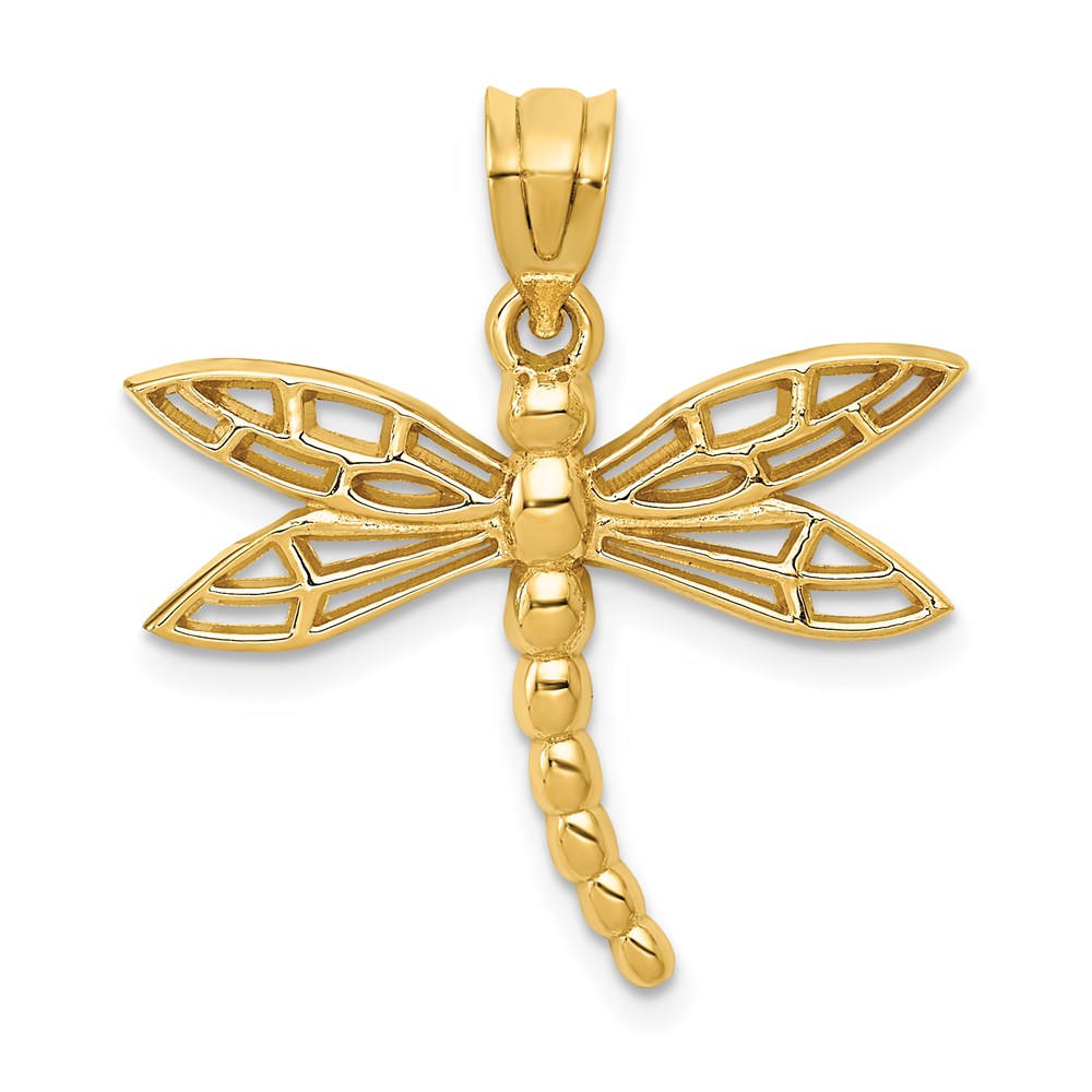 Casted;Polished;14k Yellow gold;Open back
