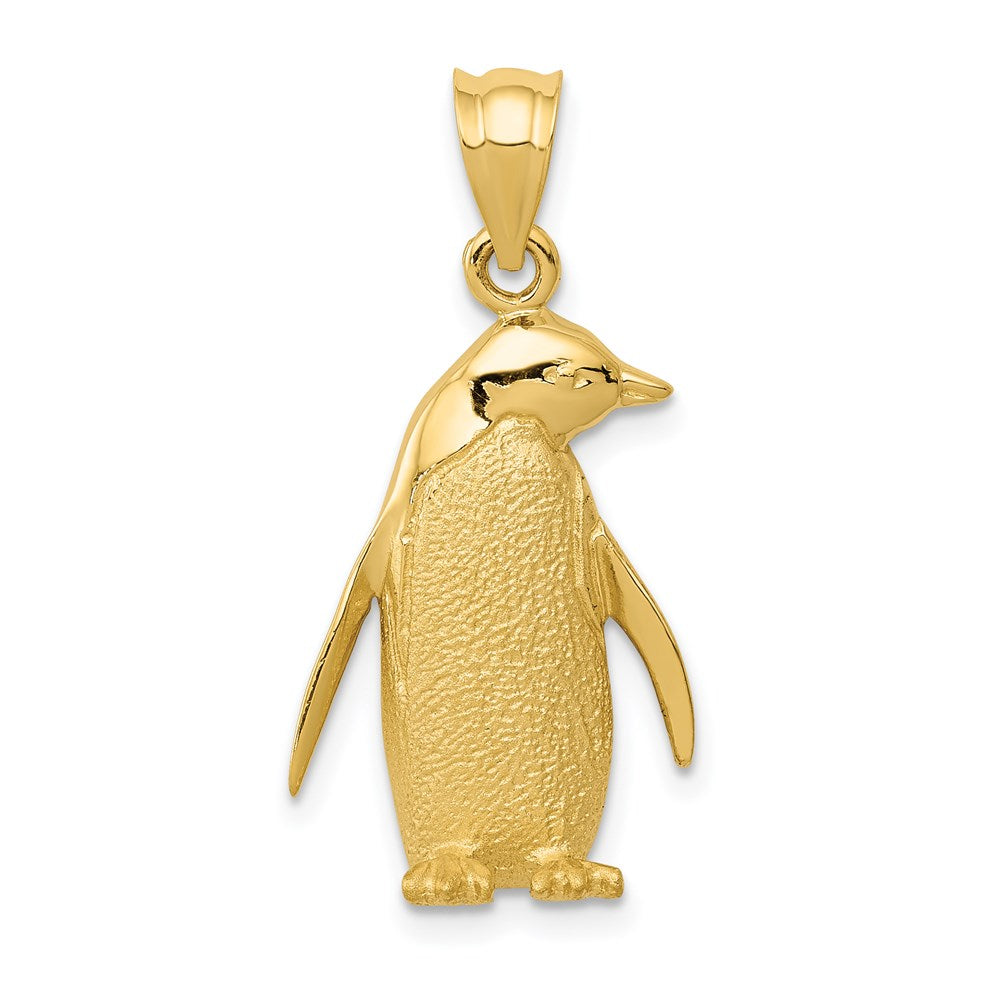 Casted;Polished;14k Yellow gold;Textured;Concave