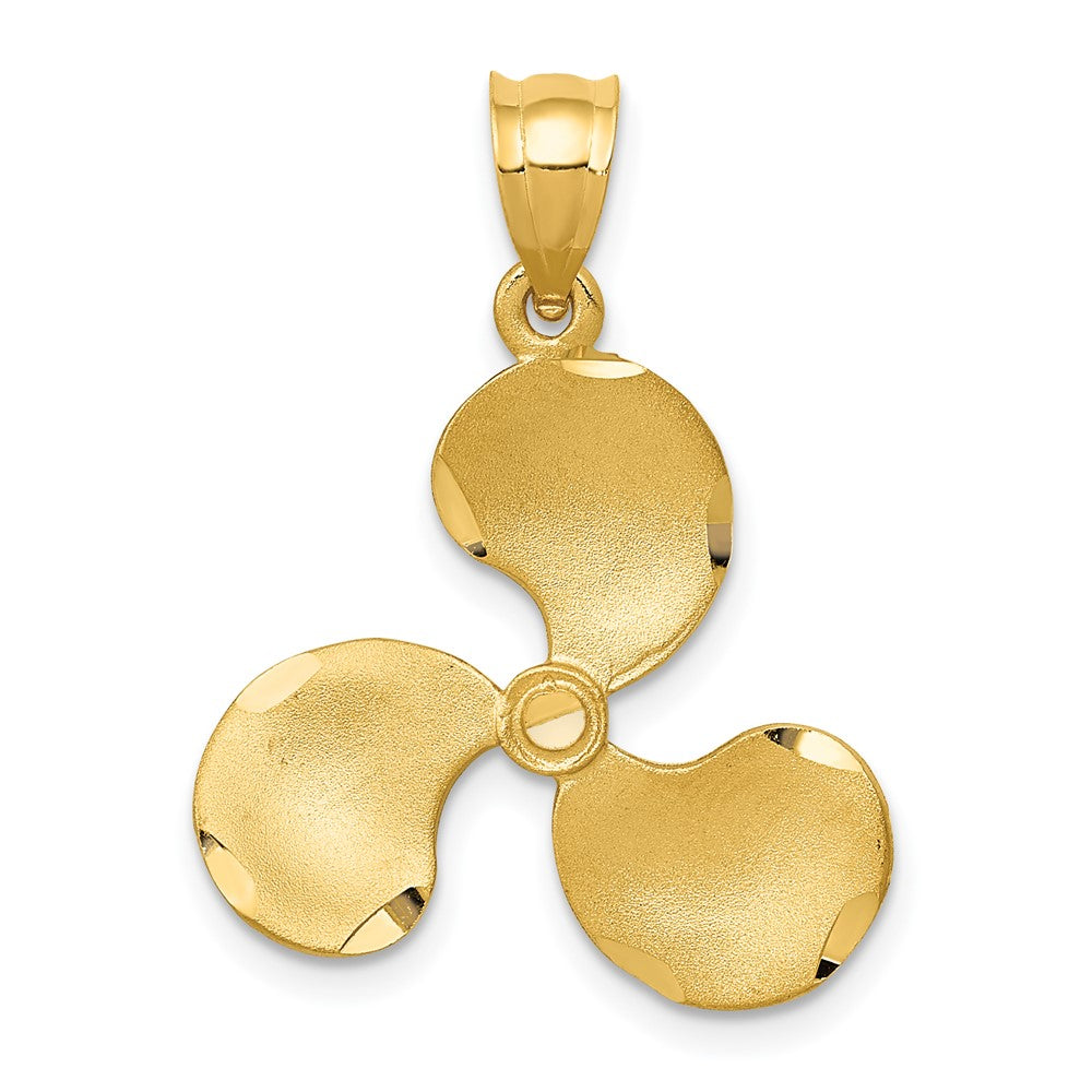 Solid;Casted;Diamond-cut;Polished;Satin;14k Yellow gold