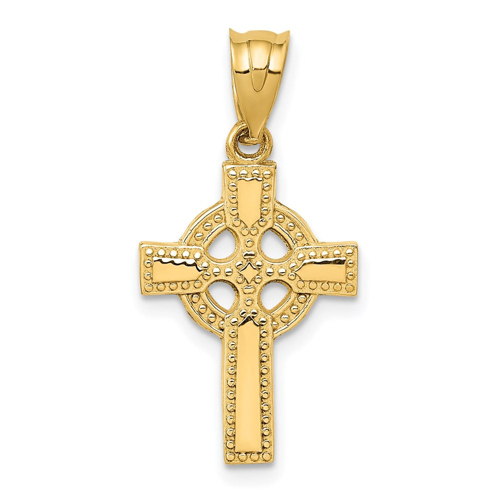 Solid;Casted;Polished;14k Yellow gold;Flat back;Not engraveable