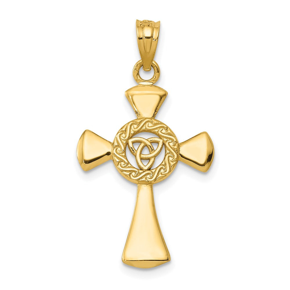 Solid;Casted;Polished;14k Yellow gold;Flat back;Not engraveable