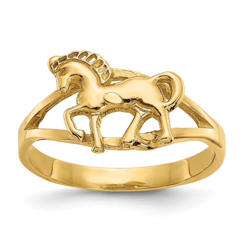 Casted;Polished;14k Yellow gold