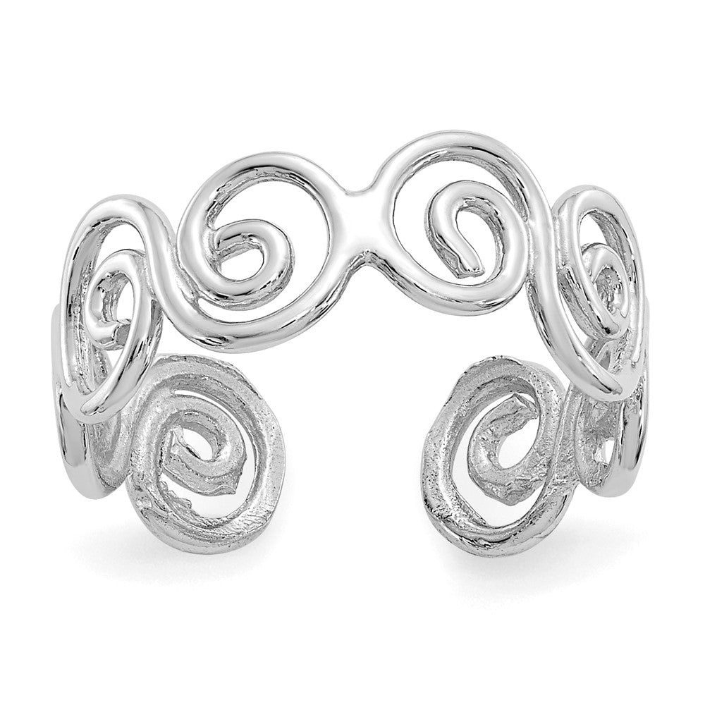Polished;14K White gold