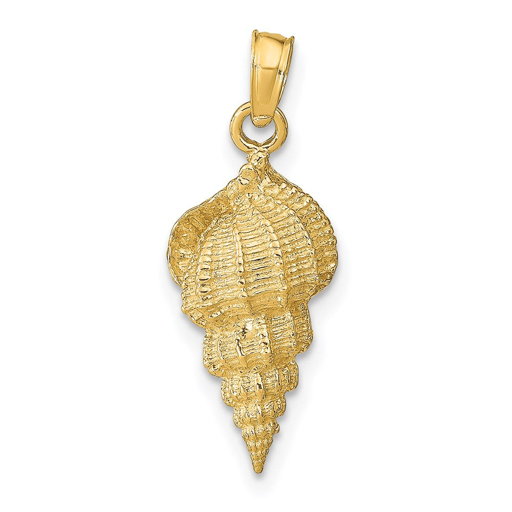 Solid;Casted;Polished;14k Yellow gold;Open back;Textured