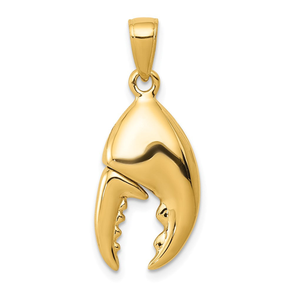 Solid;Polished;3-D;14k Yellow gold;Moveable