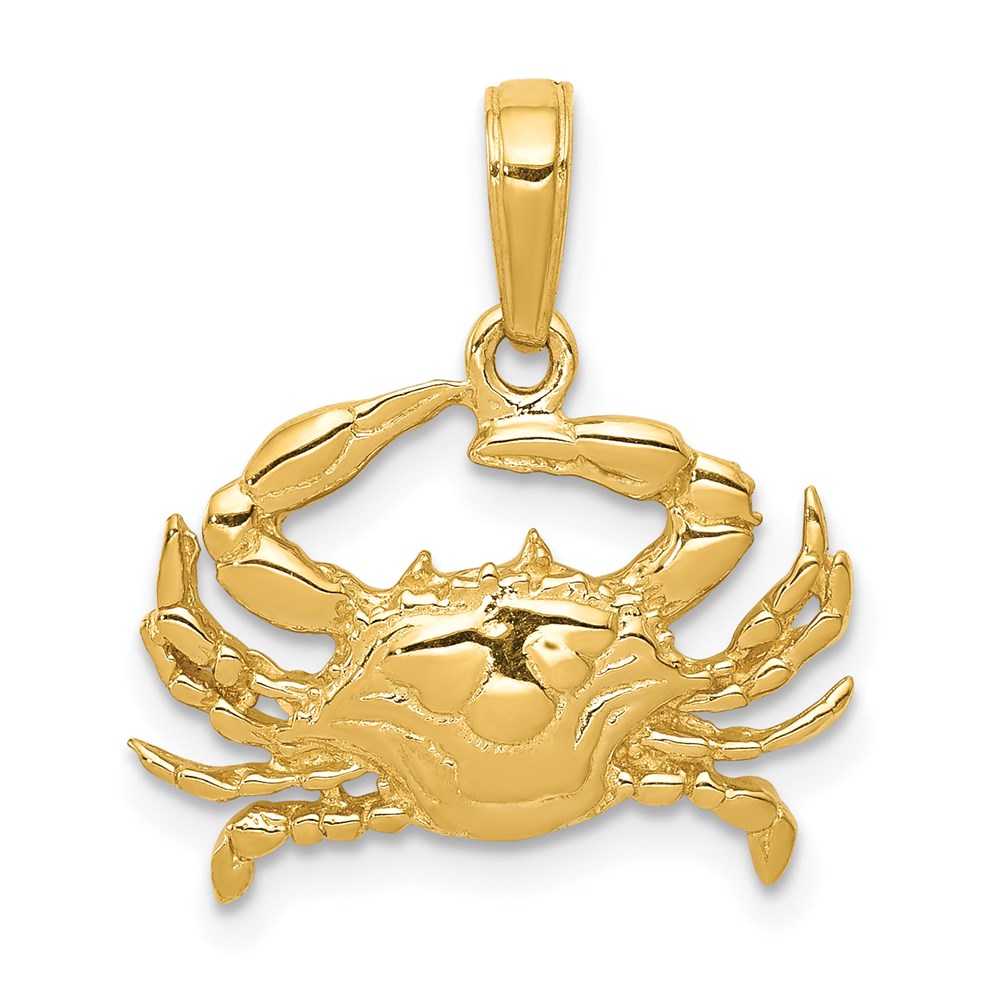 Solid;Casted;Polished;14k Yellow gold;Open back