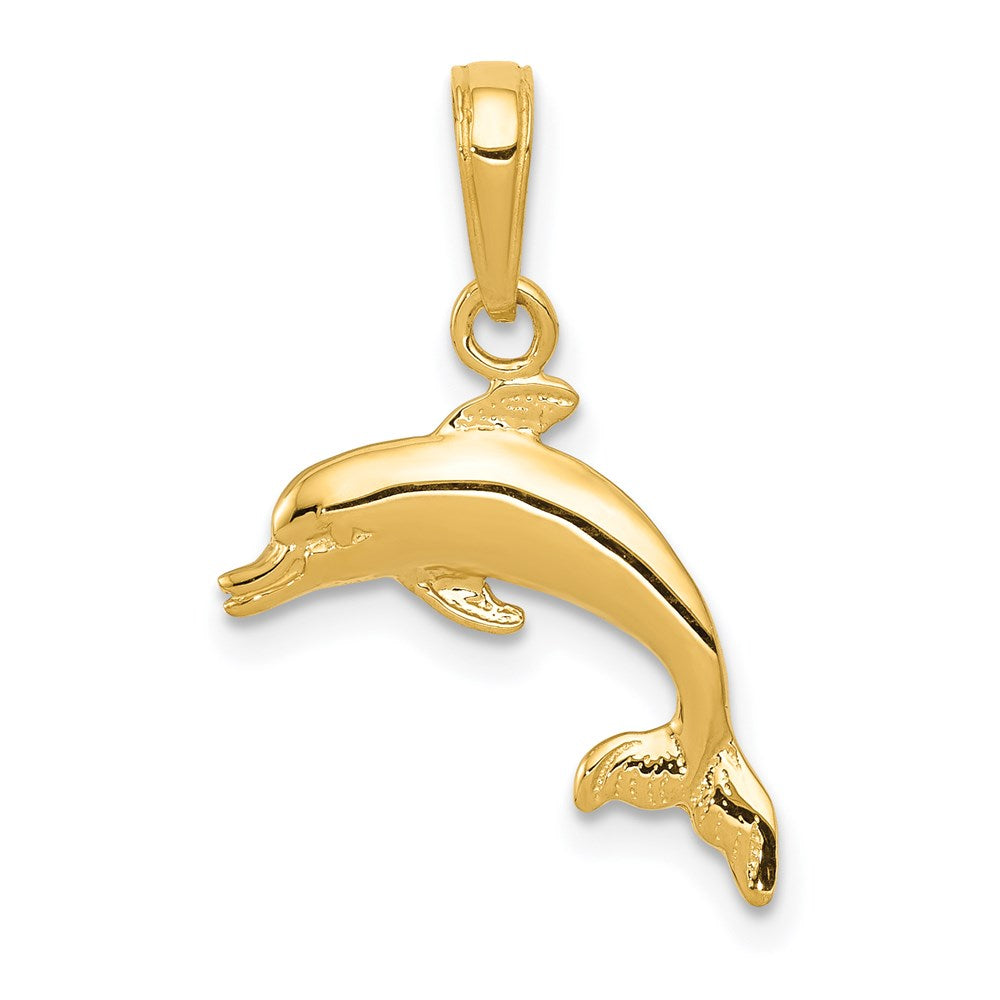 Solid;Casted;Polished;14k Yellow gold;Open back;Textured