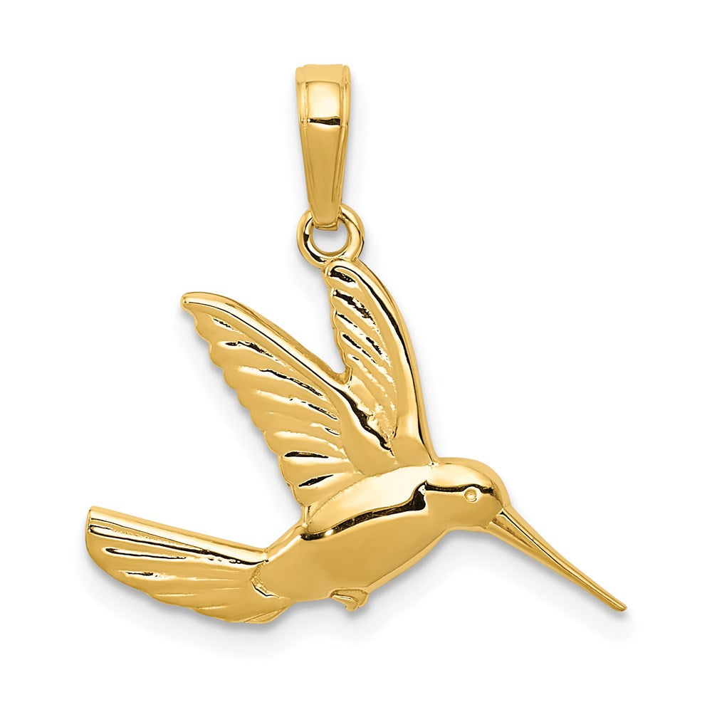 Solid;Polished;Die struck;14k Yellow gold