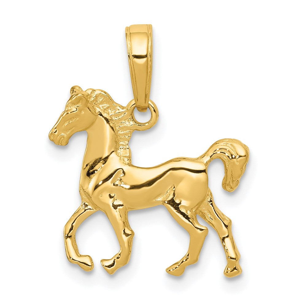 Solid;Casted;Polished;14k Yellow gold