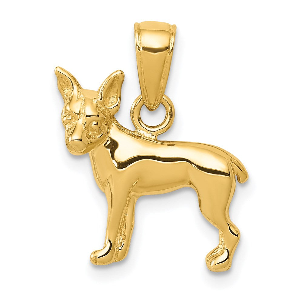 Solid;Polished;Die struck;14k Yellow gold;Open back
