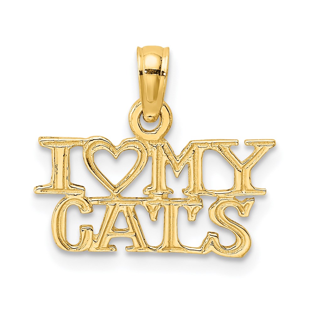 Die struck;14k Yellow gold